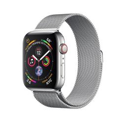 Apple Watch Silver  Series 4 40mm GPS+Cellular Aluminum Case with Silver Milanese Loop