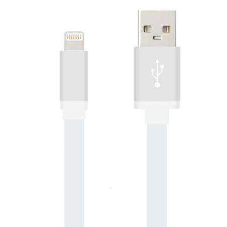 Кабель USB Type-C Krutoff плоский 1м (White)