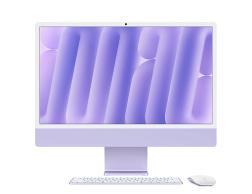 Моноблок Apple iMac 24 Retina 4,5K (M4, 10C CPU/10C GPU, 2024), 16 Гб, 256 Гб SSD, фиолетовый