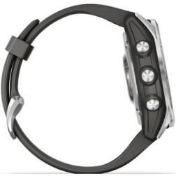 Garmin Fenix 7s Silver With / Graphite Band 