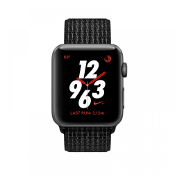 Apple Watch Series 3 Nike+ 38mm GPS+Cellular Space Gray Aluminum Case with Black/Pure Platinum Nike Sport Loop