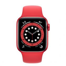 Apple Watch 6 40mm GPS Red Aluminum Case with Red Sport Band