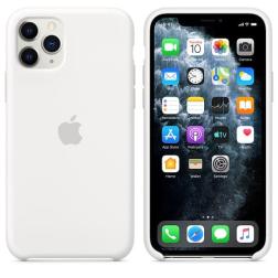 Силиконовый чехол для iPhone 11 Pro, белый