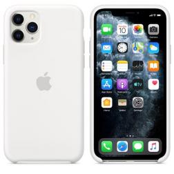 Силиконовый чехол для iPhone 11 Pro Max, белый цвет