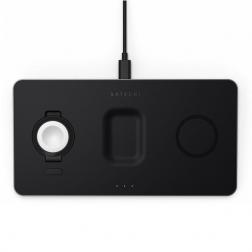 Беспроводная зарядная станция Satechi Trio Wireless Charging Pad, 7.5 Вт, Black