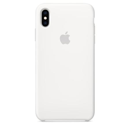 Силиконовый чехол для iPhone XS Max, цвет «белый»