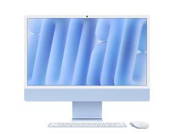 Моноблок Apple iMac 24 Retina 4,5K (M4, 8C CPU/8C GPU, 2024), 16 Гб, 256 Гб SSD, синий